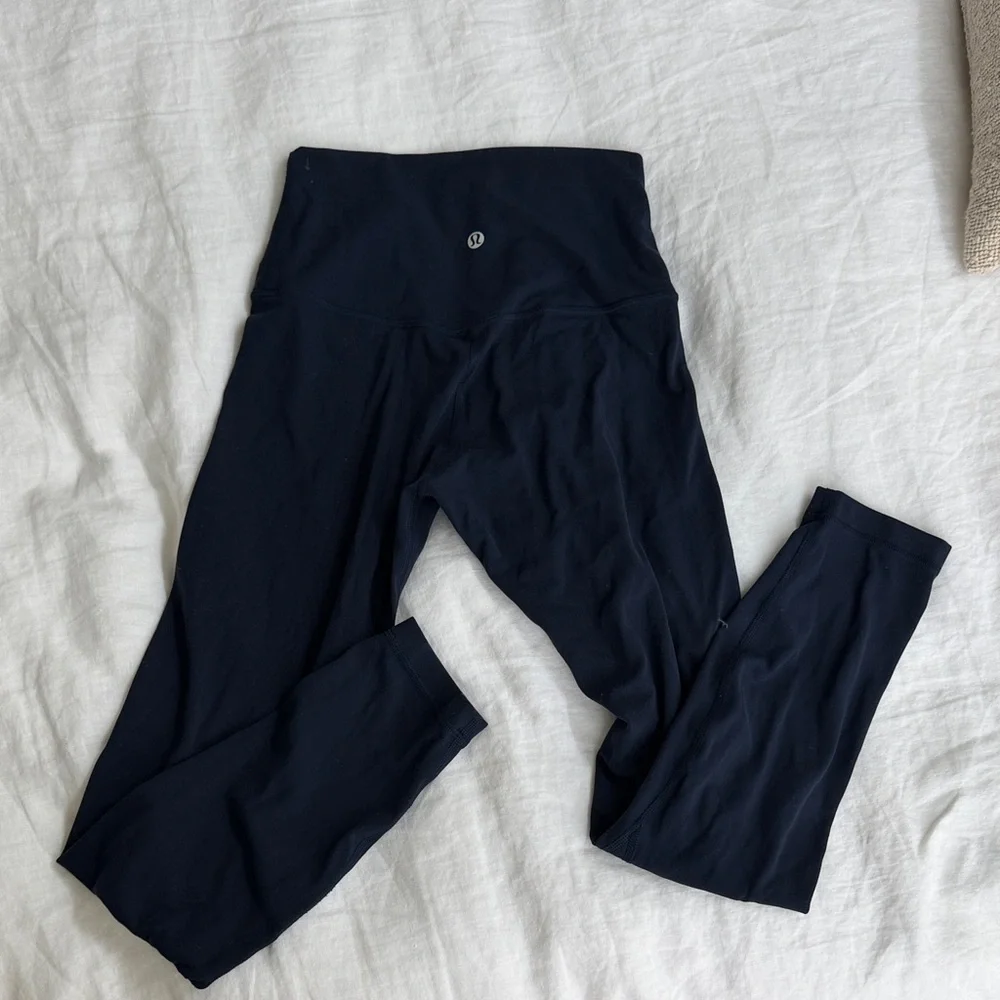 Lululemon align 25” navy leggings - Picture 2 of 3